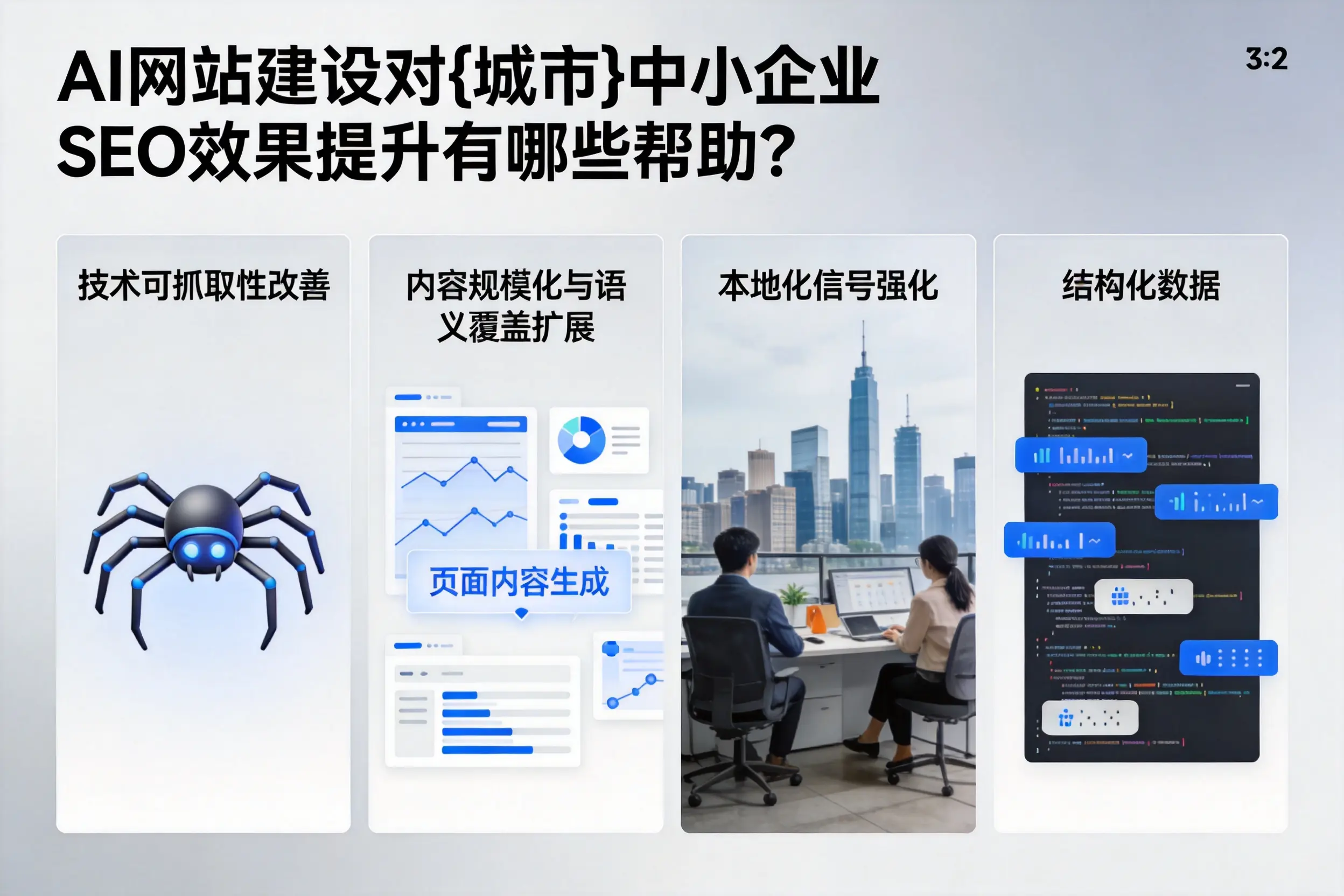 AI网站建设对阿拉善中小企业SEO效果提升有哪些帮助？
