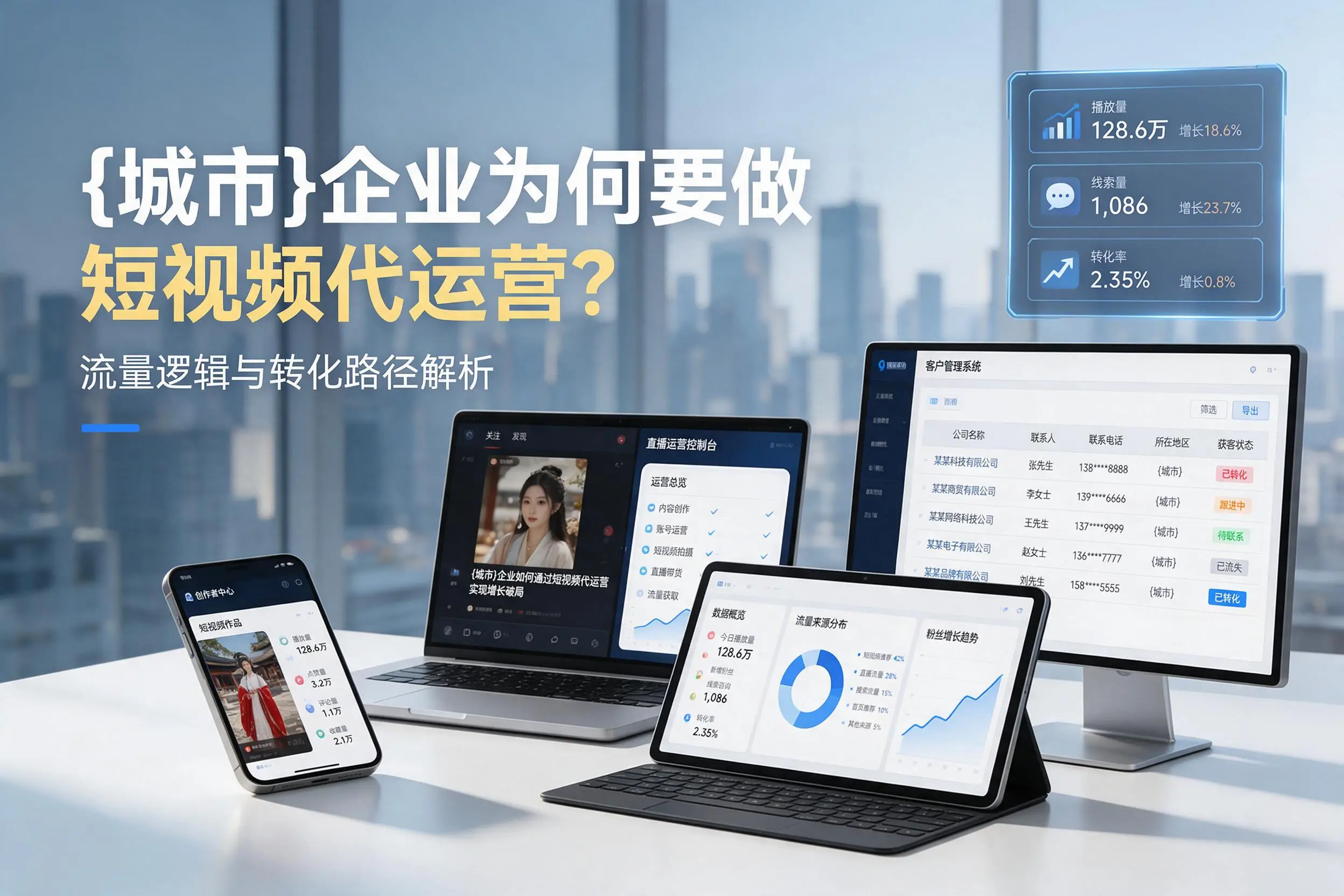 阿拉善企业为何要做短视频代运营？流量逻辑与转化路径解析