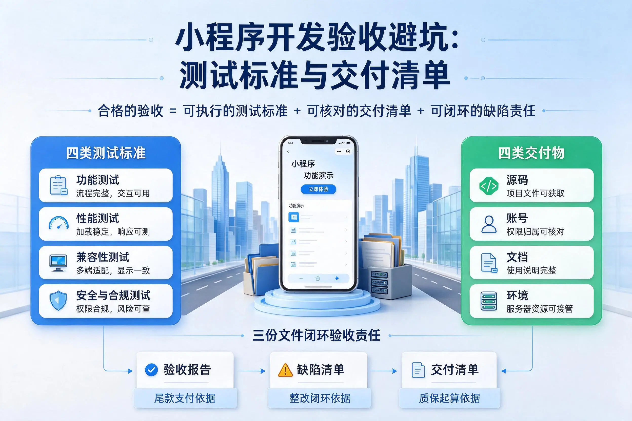 阿拉善小程序开发验收避坑：测试标准与交付清单